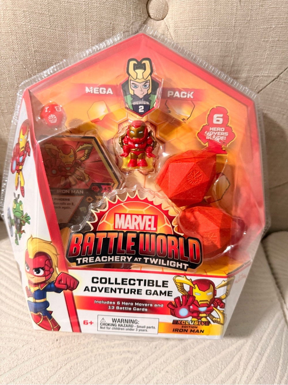 Marvel Battle World Collectible Adventure Game - Red and Gold Iron Man Pack